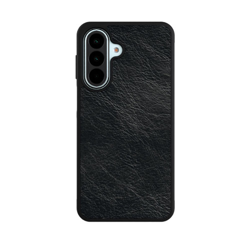 Samsung Galaxy A27 5G Base Case Schwarzer Lederlook Hintergrund