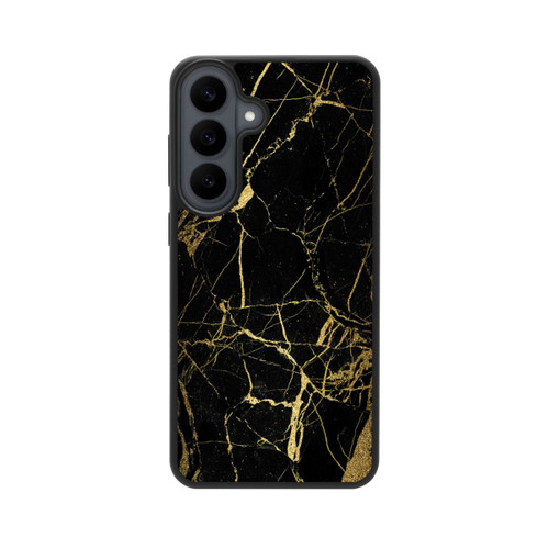 Samsung Galaxy S26 FE Base Case Schwarzgoldener Marmor-Look