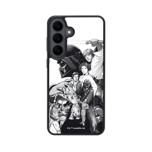 Samsung Galaxy S26 FE Base Case StarWars Charaktere - Schwarz-Weiß