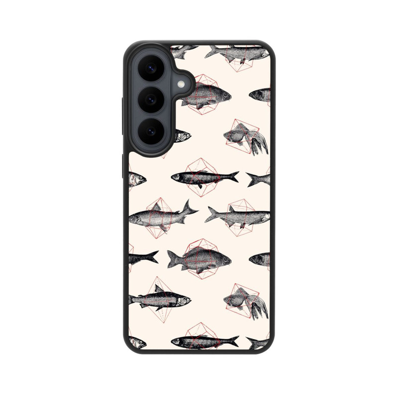 Galaxy S26 FE Base Case Fische in Geometrie