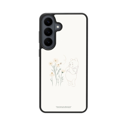 Samsung Galaxy S26 FE Base Case Winnie Puuh sieht sich Gänseblümchen an