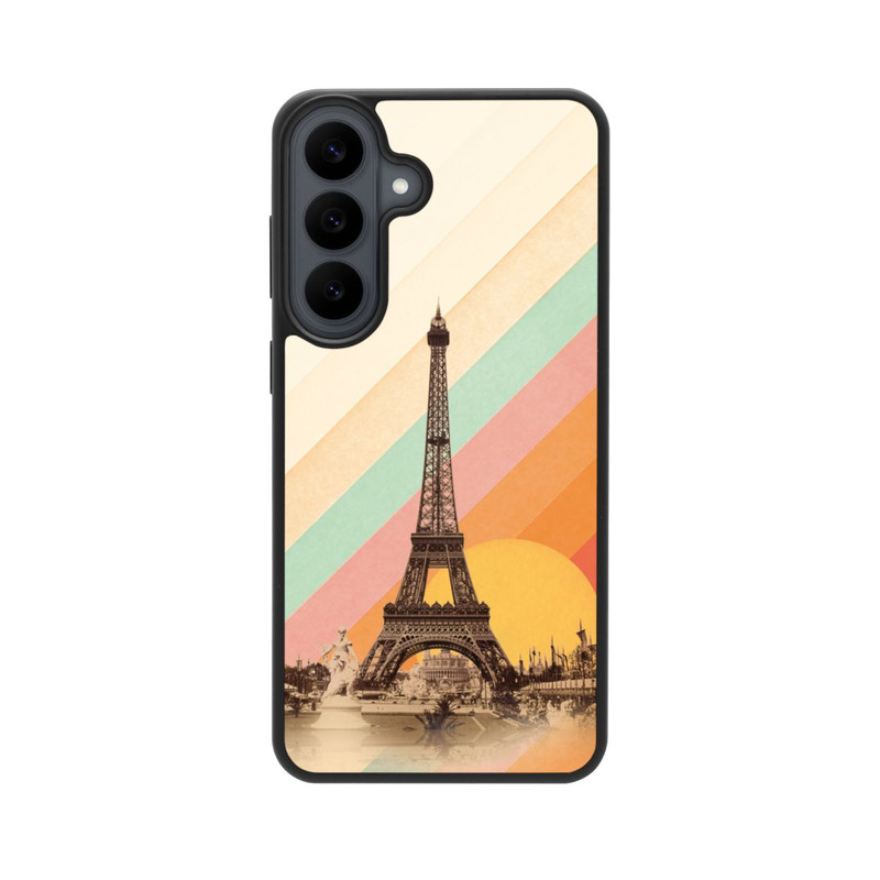 Galaxy S26 FE Base Case Eiffelturm Regenbogen