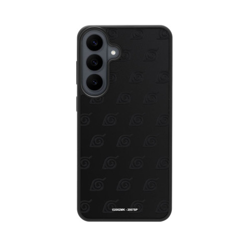 Samsung Galaxy S26 FE Base Case Schwarzes Konoha-Muster Transparent