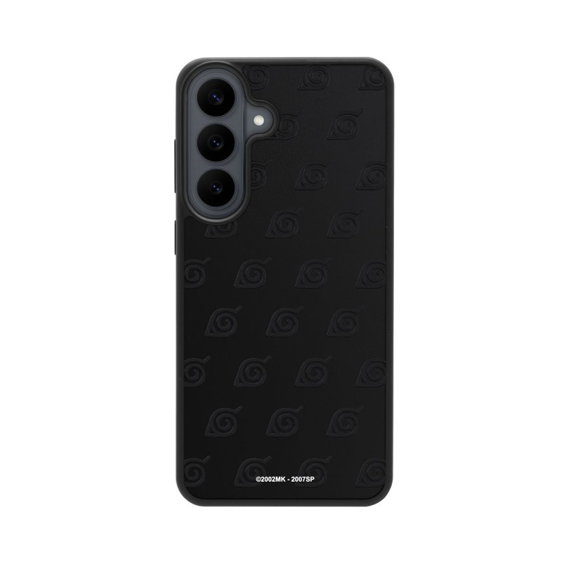 Galaxy S26 FE Base Case Schwarzes Konoha-Muster Transparent