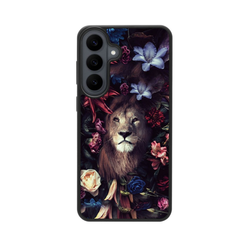 Galaxy S26 FE Base Case Löwe Blumenrahmen