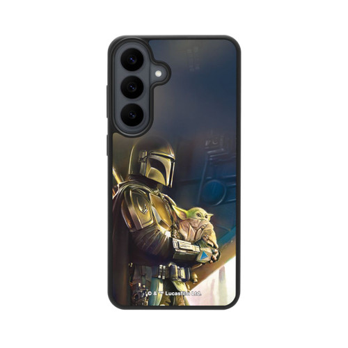 Samsung Galaxy S26 FE Base Case Mandalorianer und Grogu im Schiff