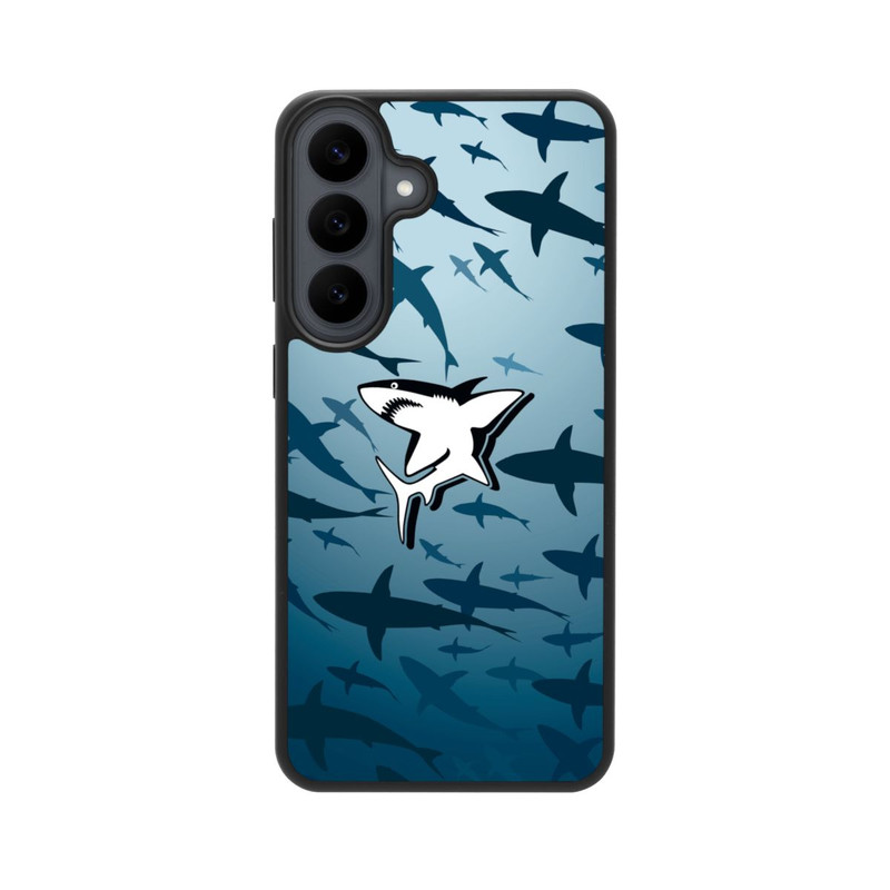 Galaxy S26 FE Base Case Haie Muster Blau