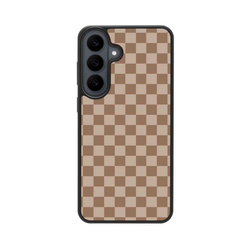 Galaxy S26 FE Base Case Braun Karo