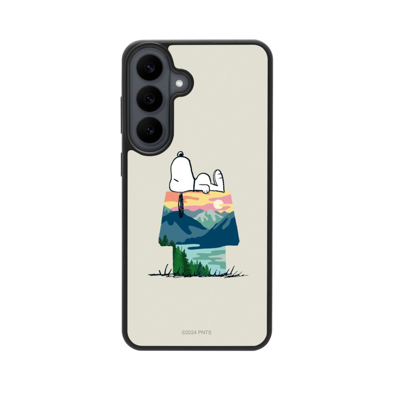 Galaxy S26 FE Base Case Snoopy Camping Hütte