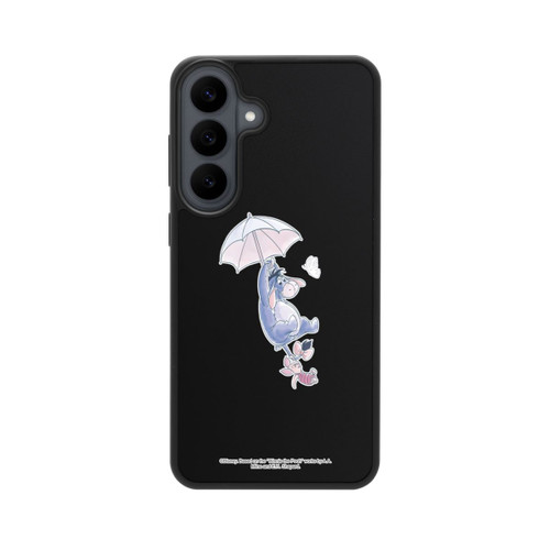 Samsung Galaxy S26 FE Base Case Winnie Pooh Eeyeore Find Happiness Transparent