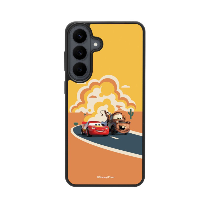 Galaxy S26 FE Base Case Disney Cars Lightning McQueen Und Hook on the Road