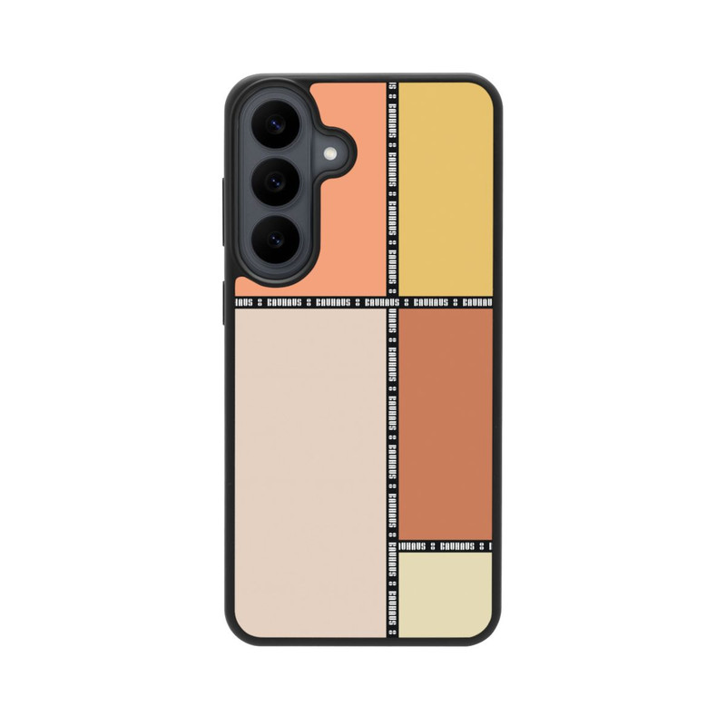 Galaxy S26 FE Base Case Bauhaus Squares-Pastel