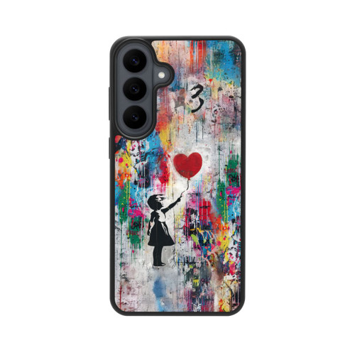 Samsung Galaxy S26 FE Base Case Balloon Girl Colorful