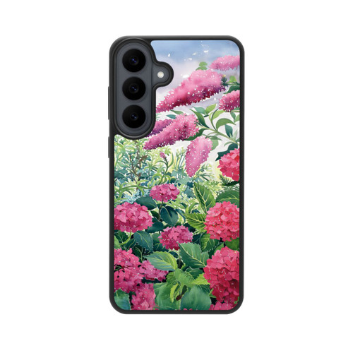 Samsung Galaxy S26 FE Base Case Garden Hydrangeas and Buddleia by Christopher Ryland