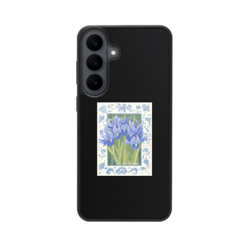 Samsung Galaxy S26 FE Base Case Blue Iris, by Jennifer Abbott