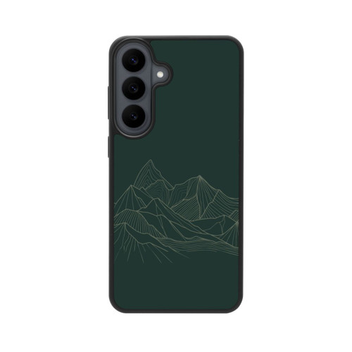 Samsung Galaxy S26 FE Base Case Berg Line Art Grün