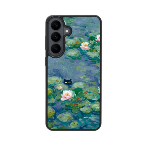 Samsung Galaxy S26 FE Base Case Katze im Teich Gemälde Impressionismus