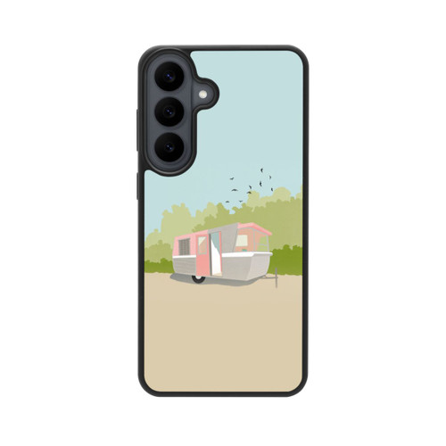 Samsung Galaxy S26 FE Base Case Retro Glamping by Roberta Murray