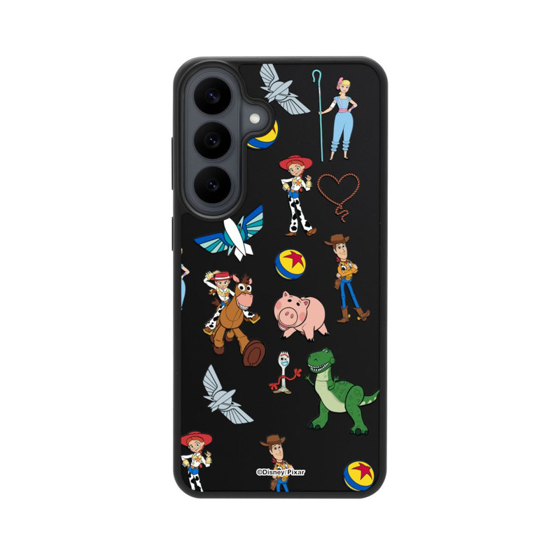 Galaxy S26 FE Base Case Toy Story 5 Hero Toys Pattern Transparent