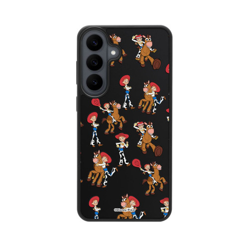 Samsung Galaxy S26 FE Base Case Toy Story 5 Jessie Cowboy Pattern Transparent