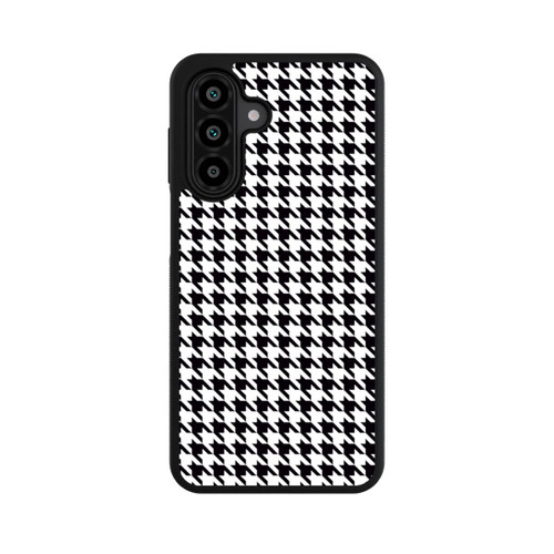 Samsung Galaxy A18 5G Base Case Hahnentritt Schwarz Weiß