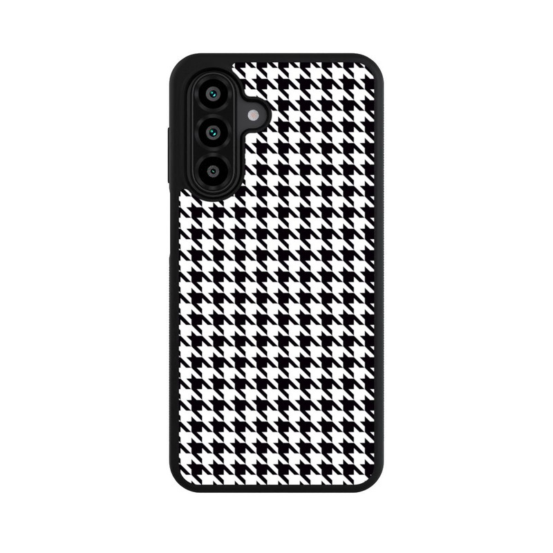 Galaxy A18 5G Base Case Hahnentritt Schwarz Weiß
