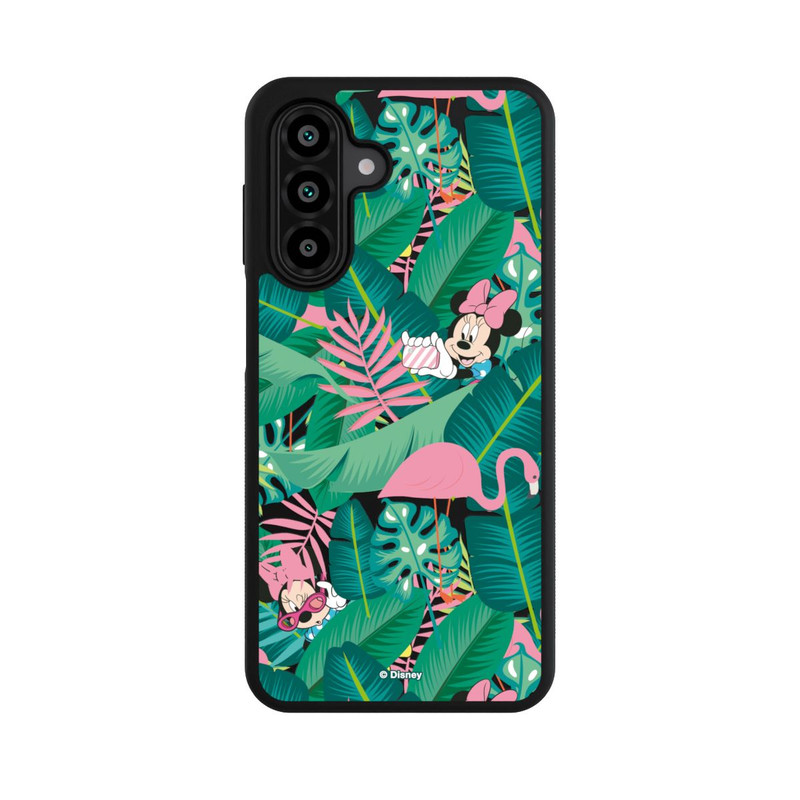 Galaxy A18 5G Base Case Minnie Summer Palmblätter ohne Hintergrund