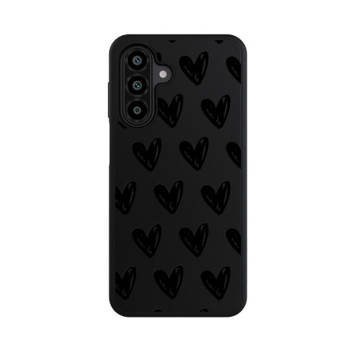 Samsung Galaxy A18 5G Base Case Herzen Schwarz ohne Hintergrund