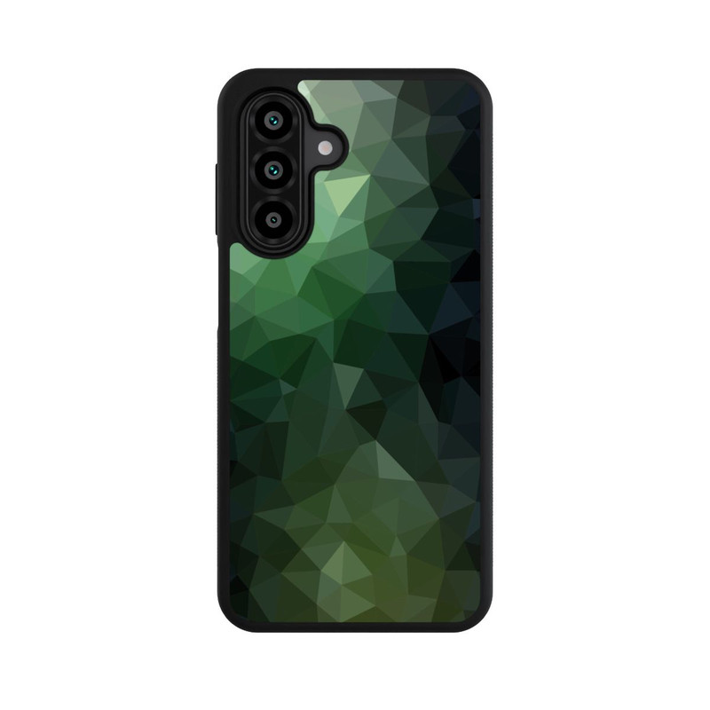 Galaxy A18 5G Base Case Polygonal Mosaic Green