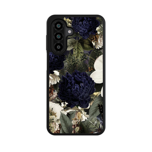 Samsung Galaxy A18 5G Base Case Dunkle Mitternachts Barock Vintage Blumen