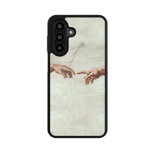 Samsung Galaxy A18 5G Base Case Die Hände von Gott und Adam von Michelangelo Buonarroti