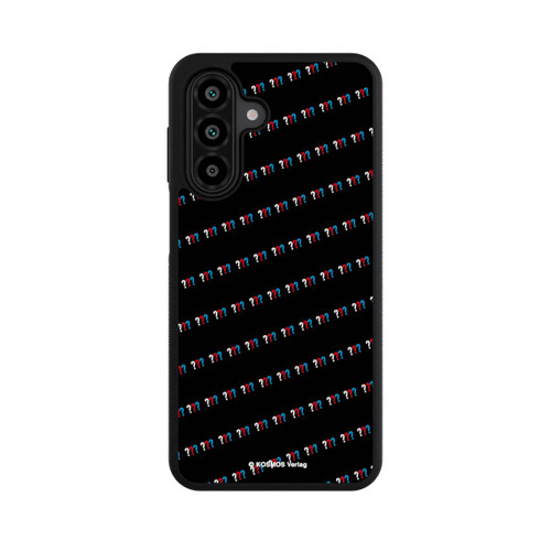 Samsung Galaxy A18 5G Base Case Drei Fragezeichen Muster Schräg