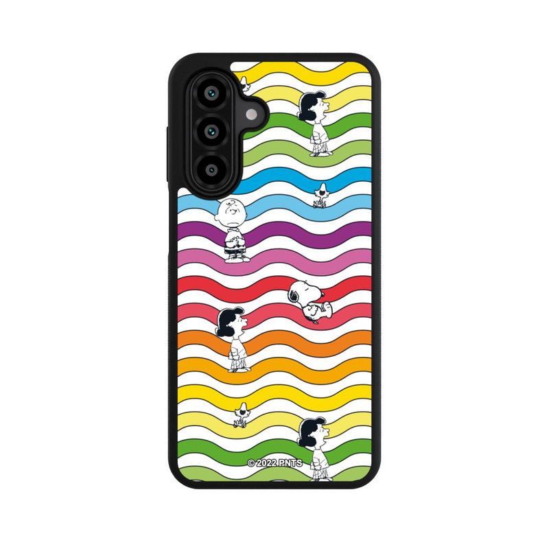 Galaxy A18 5G Base Case Snoopy Pattern Rainbow