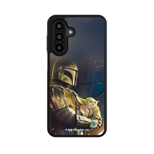 Samsung Galaxy A18 5G Base Case Mandalorianer und Grogu im Schiff