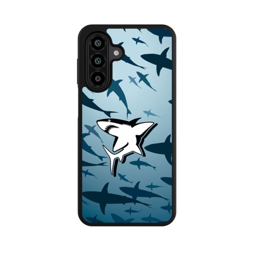 Samsung Galaxy A18 5G Base Case Haie Muster Blau
