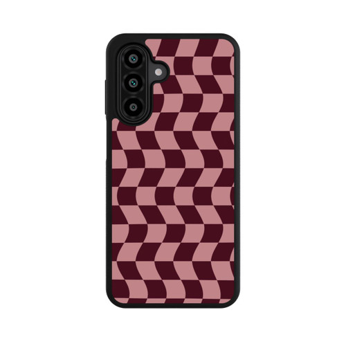 Samsung Galaxy A18 5G Base Case Schachbrett Rot-Rosa