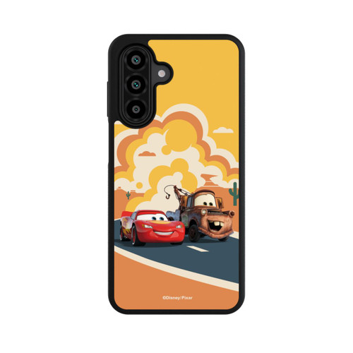 Samsung Galaxy A18 5G Base Case Disney Cars Lightning McQueen Und Hook on the Road