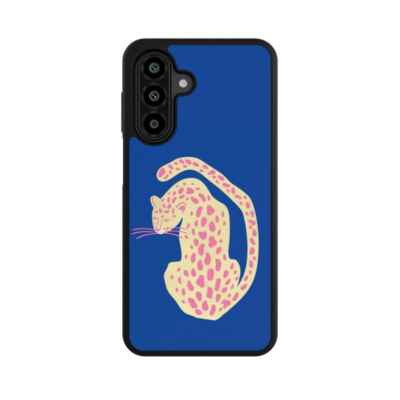 Galaxy A18 5G Base Case Blue Pink Cat