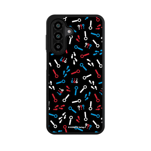 Samsung Galaxy A18 5G Base Case Drei Fragezeichen Detektiv Muster