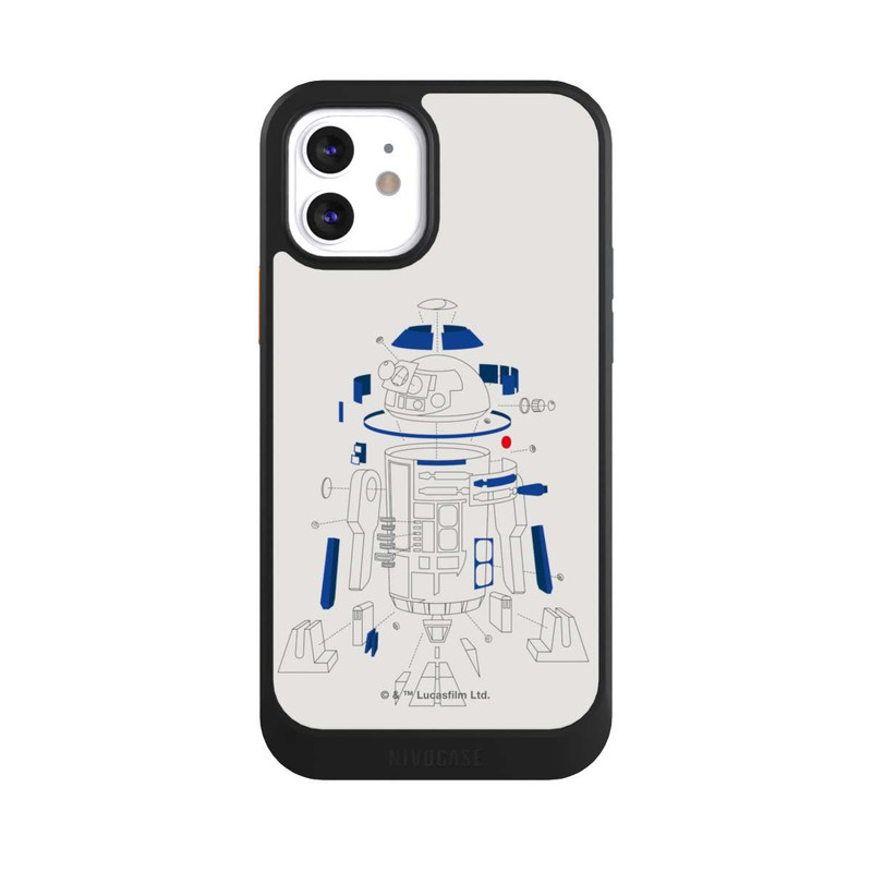 iPhone 12 NIVOcore R2D2 Exploded Drawing - StarWars 8