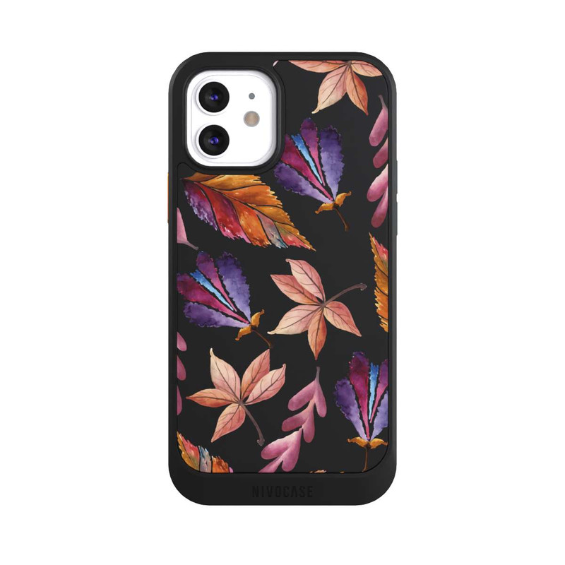iPhone 12 NIVOcore Feuilles aquarelles