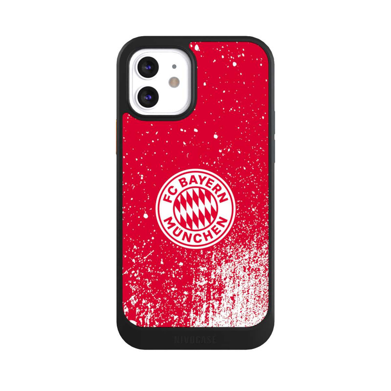 iPhone 12 NIVOcore Splatter Rot - FCB