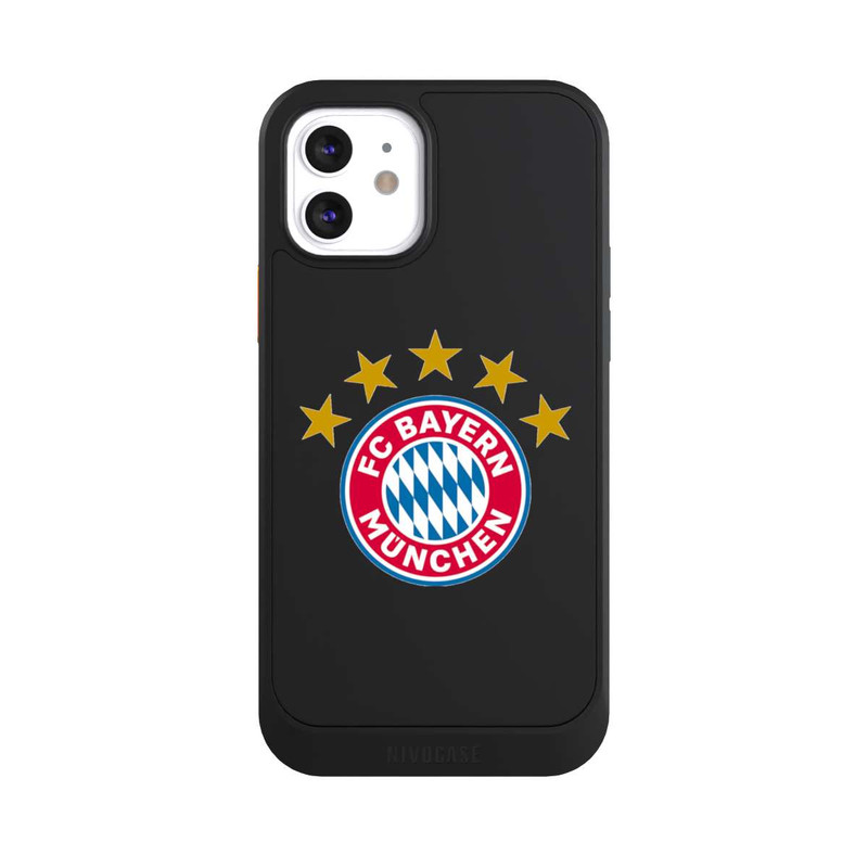 iPhone 12 NIVOcore FCB Logo mit Sterne - ohne Hintergrund