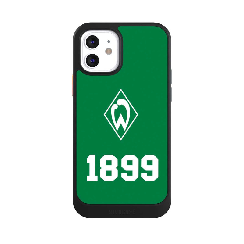 iPhone 12 NIVOcore 1899 Grün-Weiß Lebenslang Grün - Werder Bremen