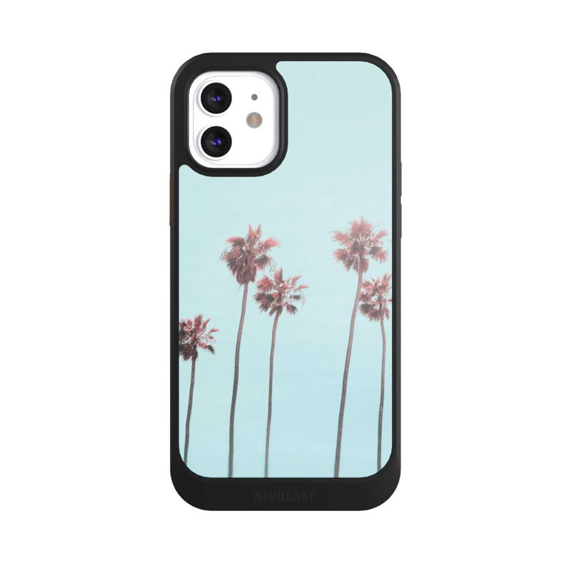 iPhone 12 NIVOcore Pink Light Paradise Beach Palm