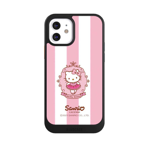 Apple iPhone 12 NIVOcore Hello Kitty Ballerina-Streifen