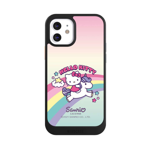 Apple iPhone 12 NIVOcore Hello Kitty Regenbogen 