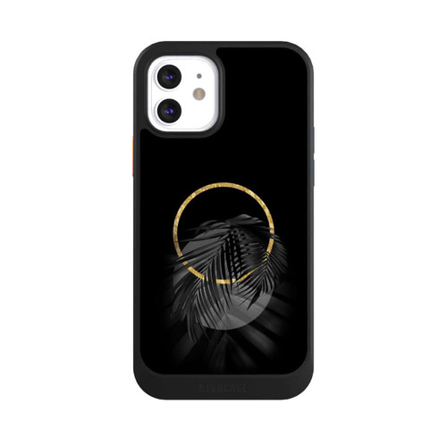 Apple iPhone 12 NIVOcore Black Tropical Leaf