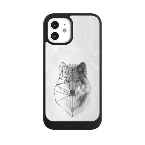 Apple iPhone 12 NIVOcore Polygonaler Wolf