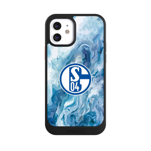 Apple iPhone 12 NIVOcore Schalke 04 Flüssig Blau